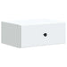 Dulap de noapte suspendat Alb 49 x 34,5 x 20 cm Lemn prelucrat - WALTI WALTI