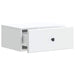 Dulap de noapte suspendat Alb 49 x 34,5 x 20 cm Lemn prelucrat - WALTI WALTI