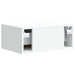 Dulap de noapte suspendat Alb 49 x 34,5 x 20 cm Lemn prelucrat - WALTI WALTI