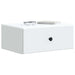 Dulap de noapte suspendat Alb 49 x 34,5 x 20 cm Lemn prelucrat - WALTI WALTI