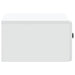 Dulap de noapte suspendat Alb 49 x 34,5 x 20 cm Lemn prelucrat - WALTI WALTI