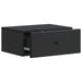 Dulap de noapte suspendat cu sertar Negru 49 x 34,5 x 20 cm - WALTI WALTI