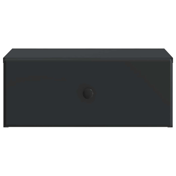 Dulap de noapte suspendat cu sertar Negru 49 x 34,5 x 20 cm - WALTI WALTI