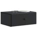 Dulap de noapte suspendat cu sertar Negru 49 x 34,5 x 20 cm - WALTI WALTI