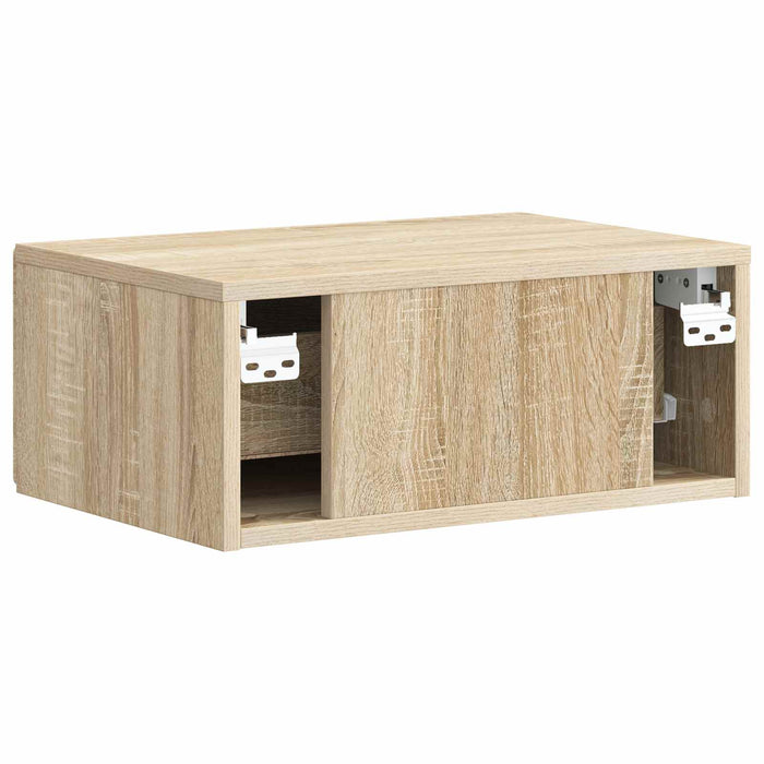 Dulap de noapte suspendat Stejar Sonoma 49 x 34,5 x 20 cm - WALTI WALTI