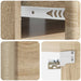 Dulap de noapte suspendat 2 pcs Stejar Sonoma 49 x 34,5 x 20 cm - WALTI WALTI