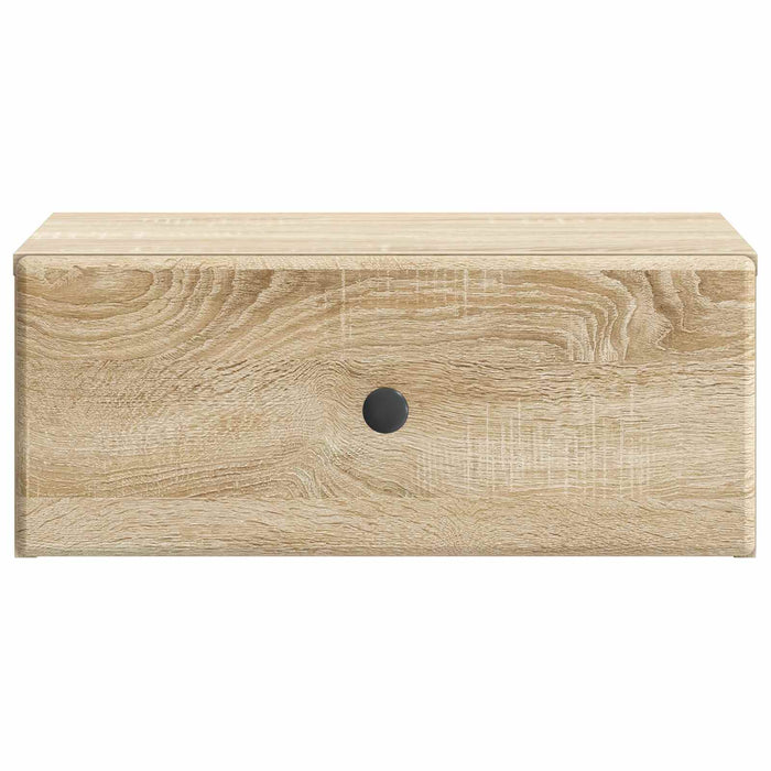 Dulap de noapte suspendat 2 pcs Stejar Sonoma 49 x 34,5 x 20 cm - WALTI WALTI