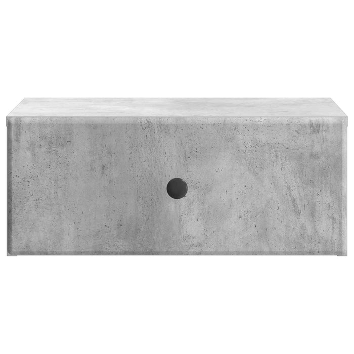 Dulap de noapte suspendat cu sertar Gri Beton 49 x 34,5 x 20 cm - WALTI WALTI