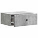 Dulap de noapte suspendat 2 pcs Gri Beton 49 x 34,5 x 20 cm - WALTI WALTI