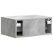 Dulap de noapte suspendat 2 pcs Gri Beton 49 x 34,5 x 20 cm - WALTI WALTI