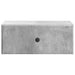 Dulap de noapte suspendat 2 pcs Gri Beton 49 x 34,5 x 20 cm - WALTI WALTI