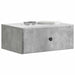 Dulap de noapte suspendat 2 pcs Gri Beton 49 x 34,5 x 20 cm - WALTI WALTI