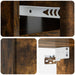 Dulap de noapte suspendat Stejar fumuriu 49 x 34,5 x 20 cm - WALTI WALTI
