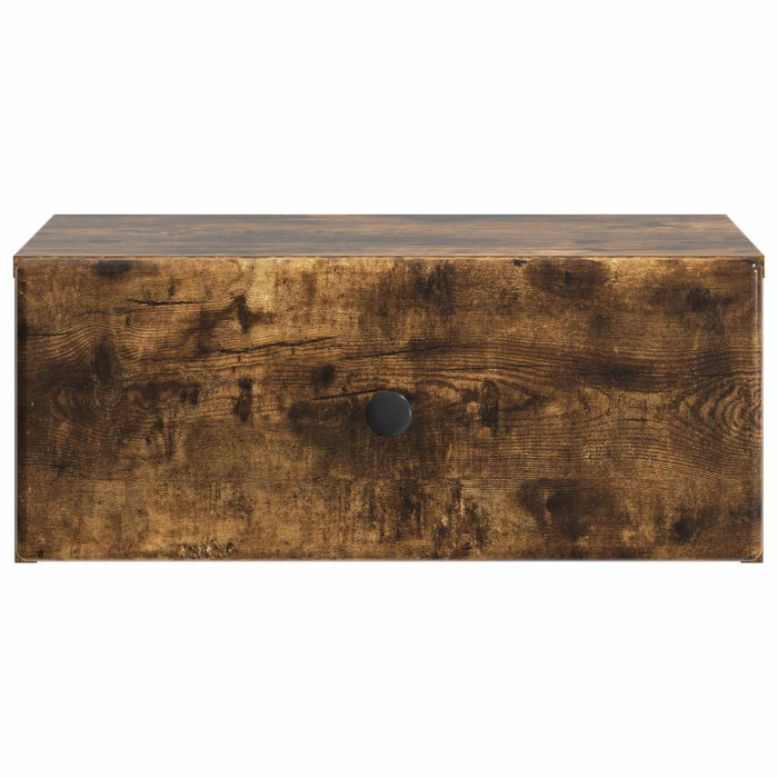 Dulap de noapte suspendat Stejar fumuriu 49 x 34,5 x 20 cm - WALTI WALTI