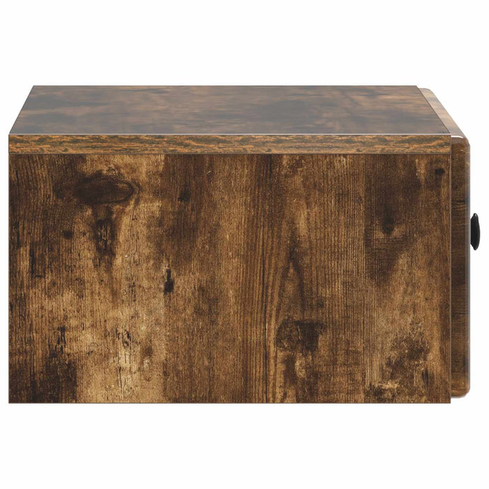 Dulap de noapte suspendat Stejar fumuriu 49 x 34,5 x 20 cm - WALTI WALTI
