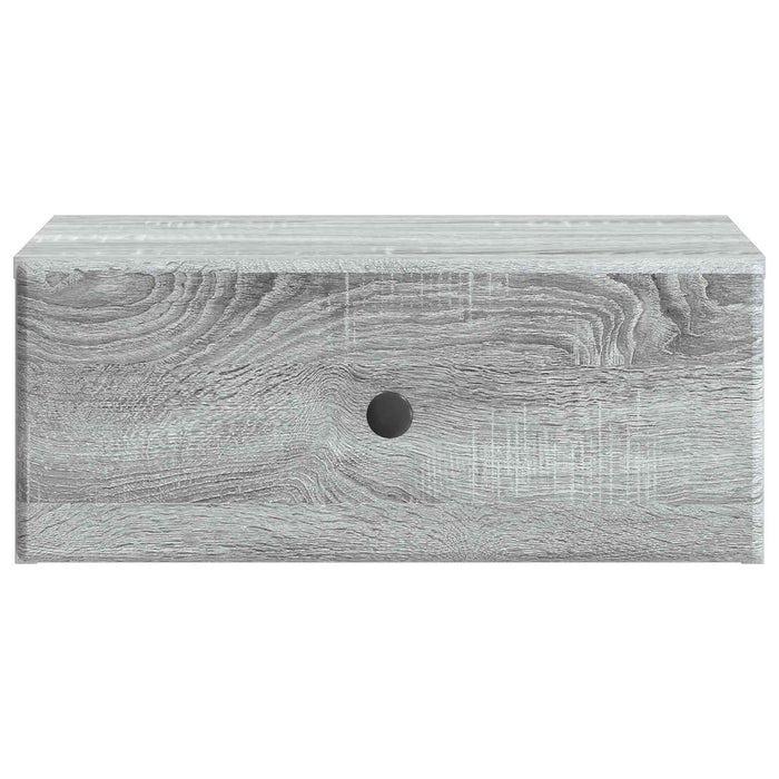 Dulap de noapte suspendat 2 pcs Sonoma gri 49 x 34,5 x 20 cm - WALTI WALTI