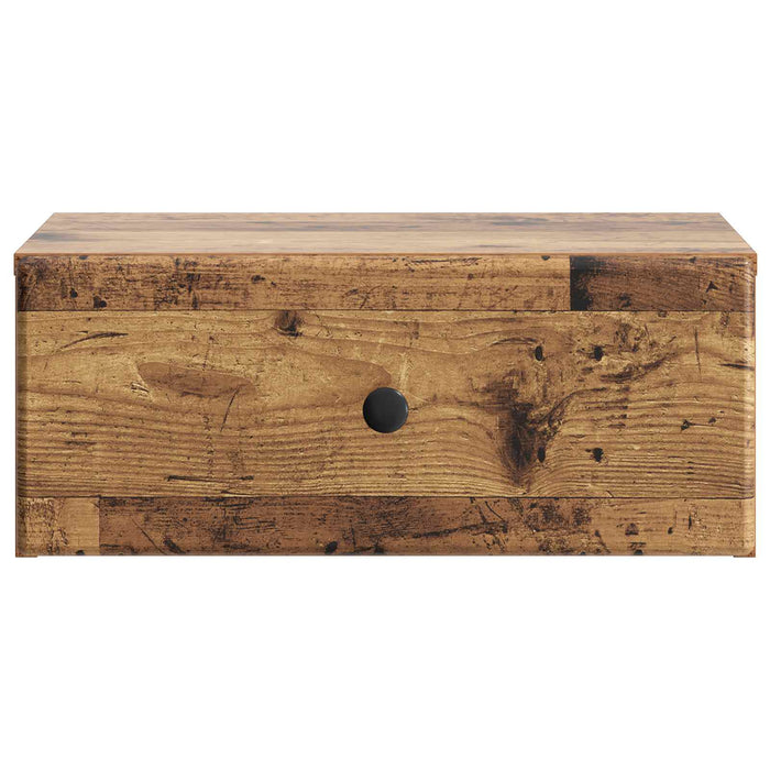 Dulap de noapte suspendat Lemn vechi 49 x 34,5 x 20 cm - WALTI WALTI