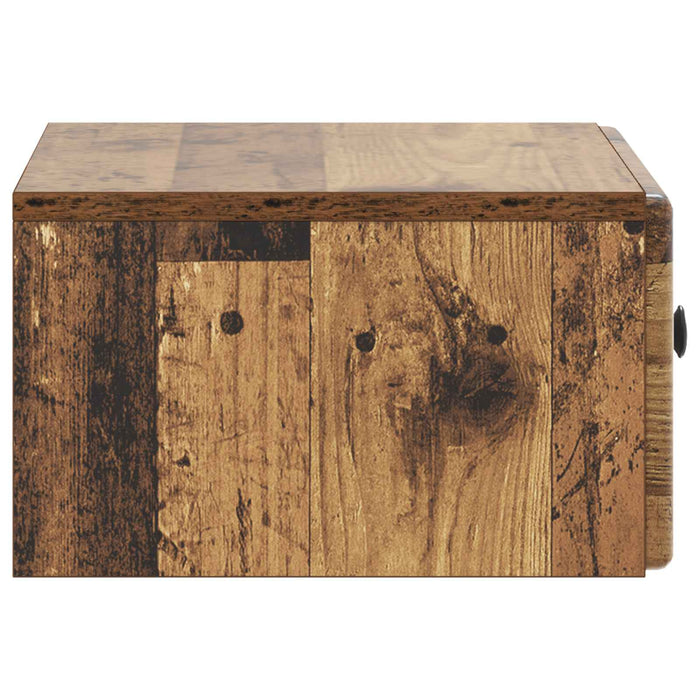Dulap de noapte suspendat Lemn vechi 49 x 34,5 x 20 cm - WALTI WALTI