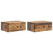 Dulap de noapte suspendat 2 pcs Lemn vechi 49 x 34,5 x 20 cm - WALTI WALTI