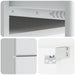 Dulap de noapte suspendat Alb 34,5 x 33 x 40 cm Lemn prelucrat - WALTI WALTI