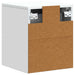 Dulap de noapte suspendat Alb 34,5 x 33 x 40 cm Lemn prelucrat - WALTI WALTI