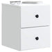 Dulap de noapte suspendat Alb 34,5 x 33 x 40 cm Lemn prelucrat - WALTI WALTI