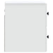 Dulap de noapte suspendat Alb 34,5 x 33 x 40 cm Lemn prelucrat - WALTI WALTI