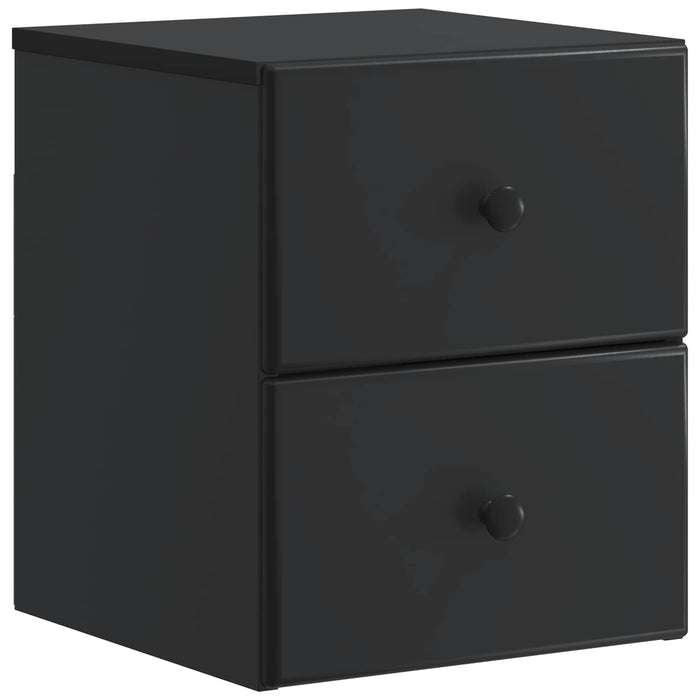 Dulap de noapte suspendat cu sertar Negru 34,5 x 33 x 40 cm - WALTI WALTI