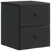 Dulap de noapte suspendat cu sertar Negru 34,5 x 33 x 40 cm - WALTI WALTI