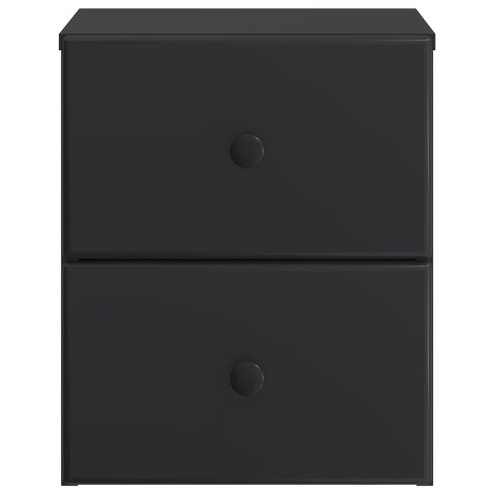 Dulap de noapte suspendat cu sertar Negru 34,5 x 33 x 40 cm - WALTI WALTI