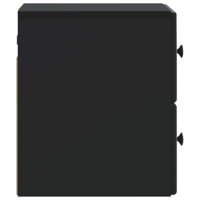 Dulap de noapte suspendat cu sertar Negru 34,5 x 33 x 40 cm - WALTI WALTI