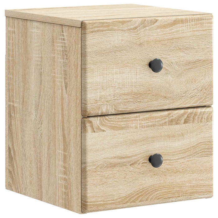 Dulap de noapte suspendat 2 pcs Stejar Sonoma 34,5 x 33 x 40 cm - WALTI WALTI