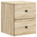 Dulap de noapte suspendat 2 pcs Stejar Sonoma 34,5 x 33 x 40 cm - WALTI WALTI