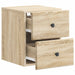 Dulap de noapte suspendat 2 pcs Stejar Sonoma 34,5 x 33 x 40 cm - WALTI WALTI