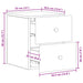 Dulap de noapte suspendat 2 pcs Stejar Sonoma 34,5 x 33 x 40 cm - WALTI WALTI