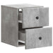 Dulap de noapte suspendat cu sertar Gri Beton 34,5 x 33 x 40 cm - WALTI WALTI