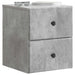 Dulap de noapte suspendat cu sertar Gri Beton 34,5 x 33 x 40 cm - WALTI WALTI