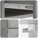 Dulap de noapte suspendat 2 pcs Gri Beton 34,5 x 33 x 40 cm - WALTI WALTI