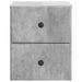 Dulap de noapte suspendat 2 pcs Gri Beton 34,5 x 33 x 40 cm - WALTI WALTI