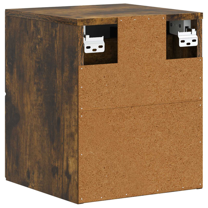 Dulap de noapte suspendat Stejar fumuriu 34,5 x 33 x 40 cm - WALTI WALTI