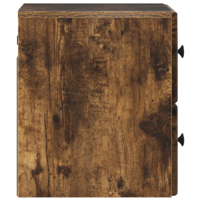 Dulap de noapte suspendat Stejar fumuriu 34,5 x 33 x 40 cm - WALTI WALTI
