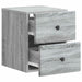 Dulap de noapte suspendat Sonoma gri 34,5 x 33 x 40 cm - WALTI WALTI