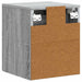 Dulap de noapte suspendat Sonoma gri 34,5 x 33 x 40 cm - WALTI WALTI