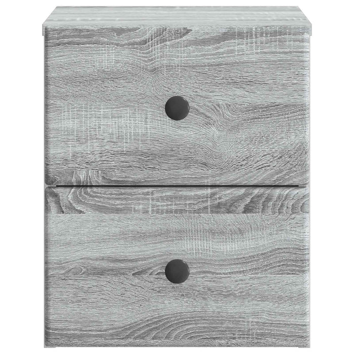 Dulap de noapte suspendat Sonoma gri 34,5 x 33 x 40 cm - WALTI WALTI