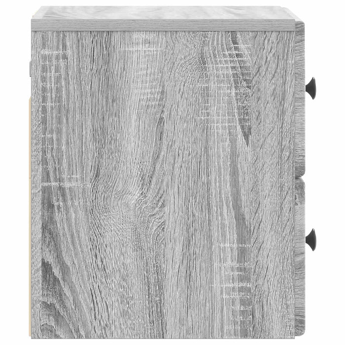 Dulap de noapte suspendat Sonoma gri 34,5 x 33 x 40 cm - WALTI WALTI