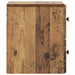 Dulap de noapte suspendat 2 pcs Lemn vechi 34,5 x 33 x 40 cm - WALTI WALTI