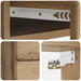 Dulap de noapte suspendat Stejar Artizanal 34,5 x 33 x 40 cm - WALTI WALTI