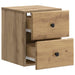 Dulap de noapte suspendat Stejar Artizanal 34,5 x 33 x 40 cm - WALTI WALTI