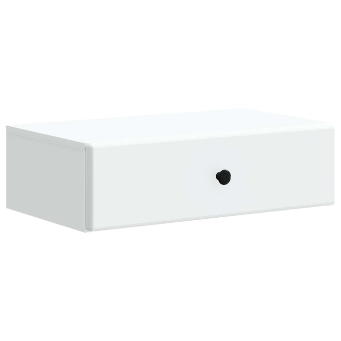 Masă laterală montată pe perete Alb 59 x 34,5 x 17 cm - WALTI WALTI