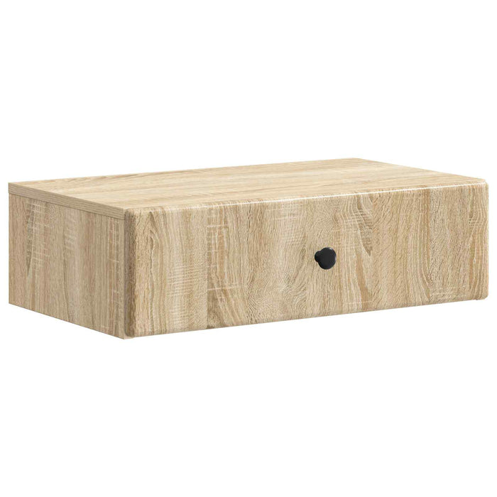 Masă laterală montată pe perete Stejar Sonoma 59 x 34,5 x 17 cm - WALTI WALTI